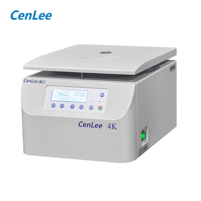 Centrífuga de plasma centrífuga prp de sobremesa de baja velocidad a 4000 rpm con máquina centrífuga de sangre/plasma/suero de 300 ml