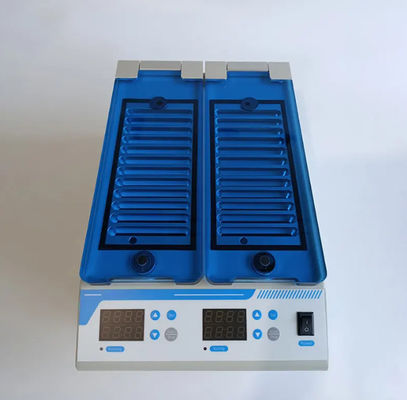 Un buen precio. Dos cámaras de incubación de trabajo independientes 37C Incubadora de tarjetas de grupo sanguíneo y tarjetas de gel en línea