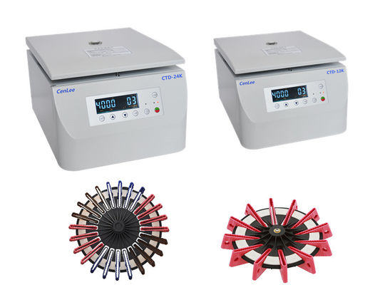 Un buen precio. CTD-24K Mesa de trabajo Centrifugadora de baja velocidad para tarjetas de gel Motor DC de escobillas 24 tarjetas Centrifugadora de tarjetas de sangre para laboratorio y hospital en línea