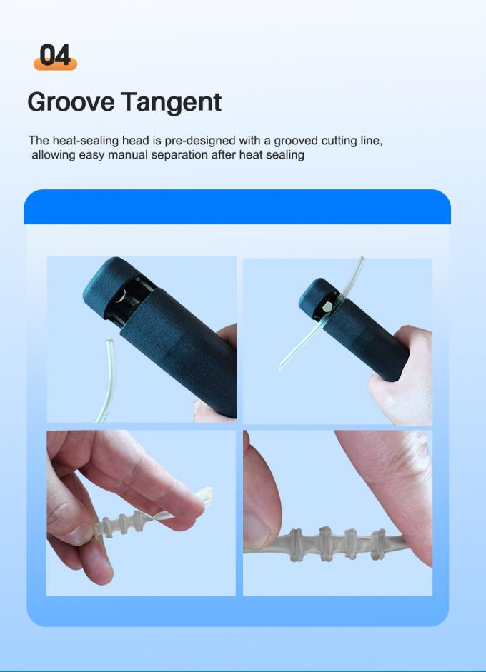 Sellador de tubos de bolsas de sangre de PVC Cenlee para hospitales, m&aacute;quina selladora de tubos para bancos de sangre 2