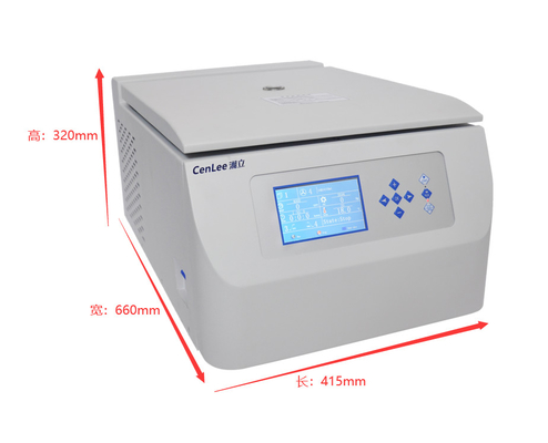 Un buen precio. Máquina refrigerada de poca velocidad de la centrifugadora de Benchtop del microprocesador en la capacidad de 5000rpm 300ml máxima en línea