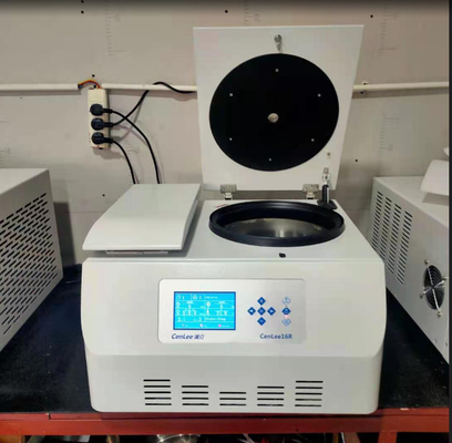 Un buen precio. Centrifugadora de alta velocidad refrigerada 16000rpm 6x100ml del laboratorio con el rotor fijo del ángulo en línea