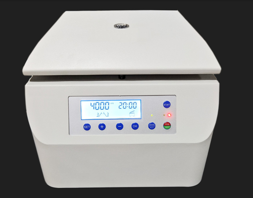 Centrifugadora de poca velocidad 4000rpm del laboratorio de Benchtop con el rotor fijo 6x 50ml del ángulo