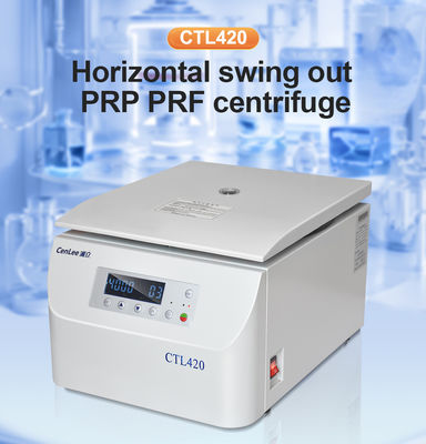 CTL420 Máquina de centrifugadora de separación de sangre con pantalla LCD con certificación ISO 13485