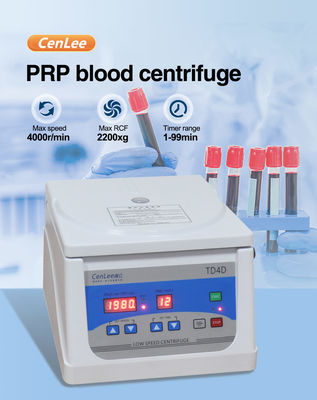 TD4D tamaño pequeño 5ml 10ml 15ml 20ml Centrifugadora de baja velocidad