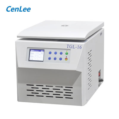Centrifugadora refrigerada de mesa de alta velocidad TGL-16 16000r/min, 21532xg, capacidad de 90 ml, de -20°C a +40°C