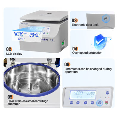 Cenlee 4K Benchtop de auto-equilibrio de la separación de la sangre Centrifugadora máquina de China