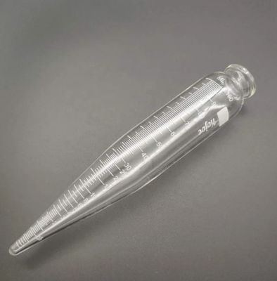 Un buen precio. 100 ml tubo de centrifugadora de vidrio cónico tubo de aceite graduado en línea