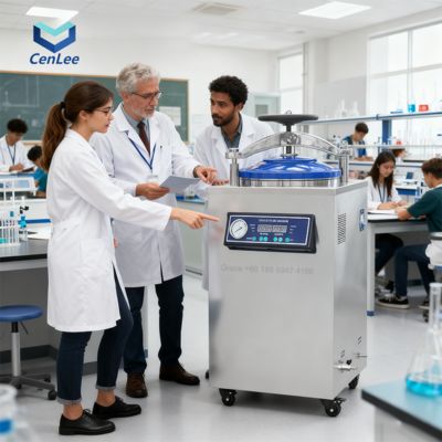 Un buen precio. Esterilizador de vapor horizontal de sellado automático de puertas, eficiente en línea