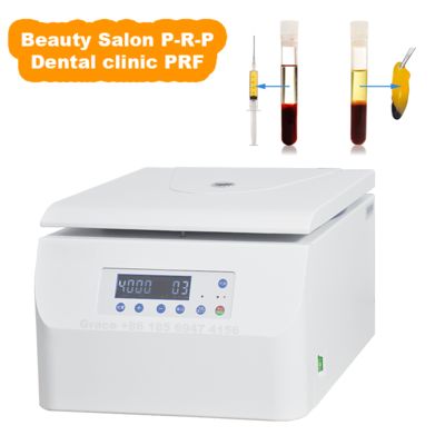 LCD PRF Centrifugadora de laboratorio Centrifugadora de rotación de rotación adaptador 4x50ml 4200rpm para la máquina de centrifugadora de baja velocidad de banco dental