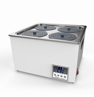 Un buen precio. Baño de agua termostático digital WB100-4 con pantalla digital, tanque interno de acero inoxidable y protección contra quemaduras en seco en línea