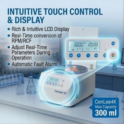 Un buen precio. Centrífuga de sobremesa certificada CE de 4000 rpm con motor sin escobillas para uso en laboratorio en línea