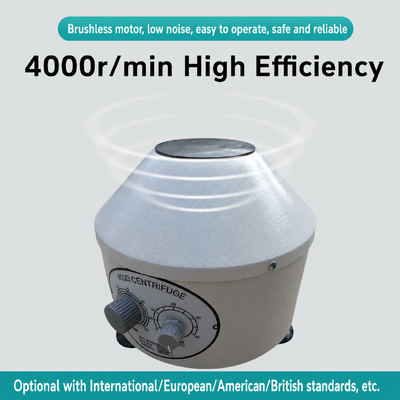 Centrifugadora Cenlee 800D con velocidad de 4000 rpm 1790xg Fuerza y 6x20ml Capacidad para laboratorios biomédicos