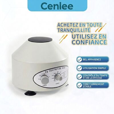 Centrifugeuse 800D 6x10ml 4000 t min 1790xg moteur CC aimants permanents pour analyse pétrolière biomédecine Afrique