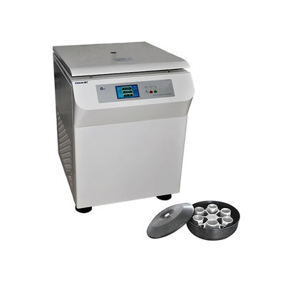 Un buen precio. Centrífuga de suelo de rotor ancho, centrífuga de alta capacidad, máquina centrífuga de laboratorio refrigerada de 4000 ml en línea