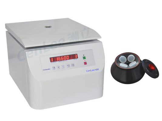 Un buen precio. Centrifugadora fija Benchtop 21532RCF de alta velocidad del rotor del ángulo de la pantalla LED 16600RPM en línea