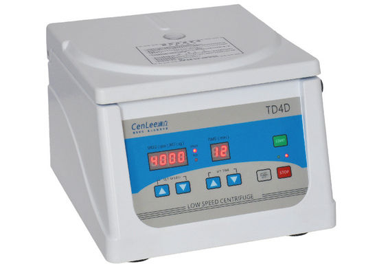 metal 120ml de la centrifugadora de 4000r/Min Plastic Housing Clinical Benchtop pequeño