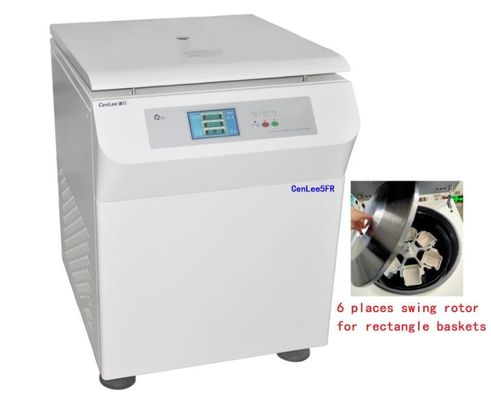 Un buen precio. La situación refrigerada en grandes cantidades del piso de la centrifugadora de poca velocidad centrifuga 6000rpm/4000ml en línea