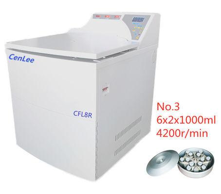 Un buen precio. Piso de prerefrigeración que coloca la centrifugadora refrigerada, centrifugadora del bolso de la sangre de 2400ml 8000r/min en línea
