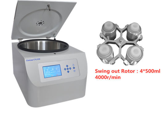 Un buen precio. La capacidad grande 5310RCF Benchtop de la centrifugadora clínica de 5500RPM 2000ml ventiló en línea