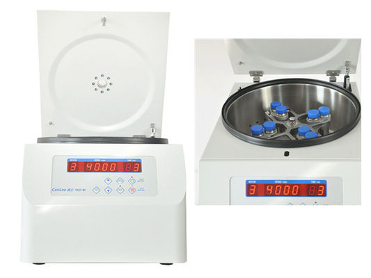 Un buen precio. Máquina de poca velocidad de la centrifugadora del LED LCD Benchtop, máquina farmacéutica de la centrifugadora 99min en línea